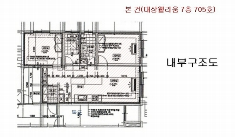 2024타경112355 울산광역시 남구 중앙로242번길 6, 대상웰리움 7층 705호 오피스텔[계약30평형] 경매 이미지