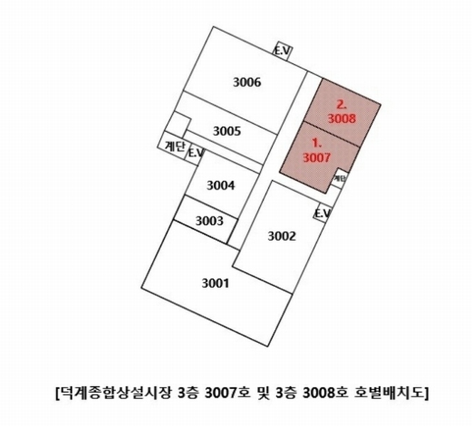 2024타경113143 경상남도 양산시 덕계2길 7, 덕계종합상설시장 3층 3008호 근린상가 경매 이미지