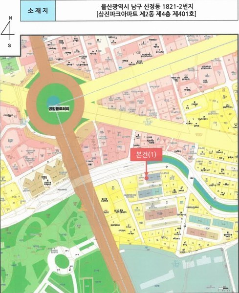 2025타경947 울산광역시 남구 두왕로322번길 12, 삼진파크아파트 2동 4층 401호 아파트[공급16평형] 경매 이미지