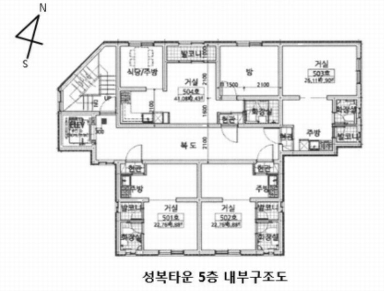2024타경4256 경상남도 양산시 남부11길 6-2, 성복타운 5층 504호 오피스텔 경매 이미지