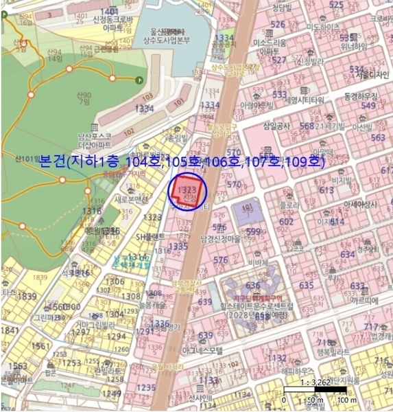 2024타경7378 울산광역시 남구 봉월로 117, 수아지오시티 지1층 109호 근린상가 경매 이미지