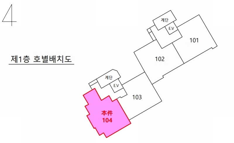 2024타경115583 울산광역시 북구 중산서로 19, 울산오토밸리로줌파크 107동 1층 104호 아파트[공급26평형] 경매 이미지