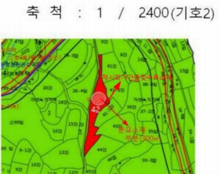 2024타경119721 울산광역시 북구 당사동 42 임야 경매 이미지