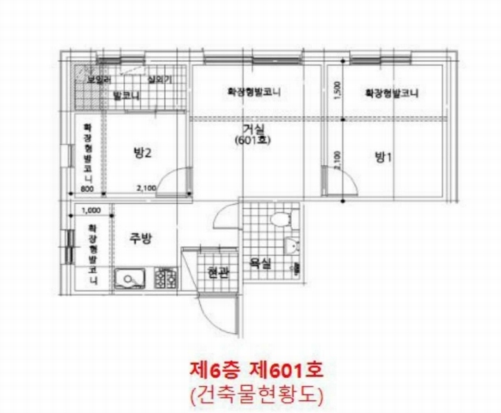 2025타경7875 서울특별시 강서구 곰달래로33길 63, 제이팰리스 에이동 6층 601호 다세대(빌라) 경매 이미지