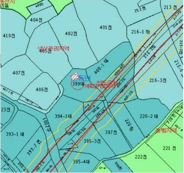 2024타경6559 경상남도 양산시 원동면 대리 399 대지 경매 이미지