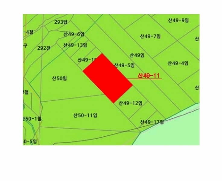 2024타경9879 울산광역시 울주군 삼남읍 신화리 산49-11 임야 경매 이미지