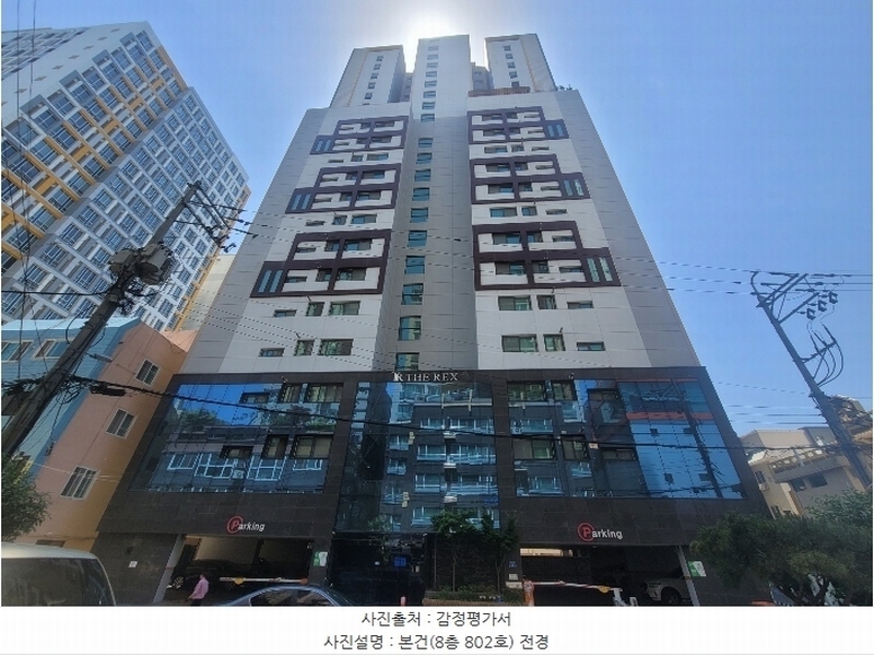 2024타경106961 울산광역시 남구 봉월로82번길 46, 더렉스 8층 802호 오피스텔[계약30평형] 경매 이미지