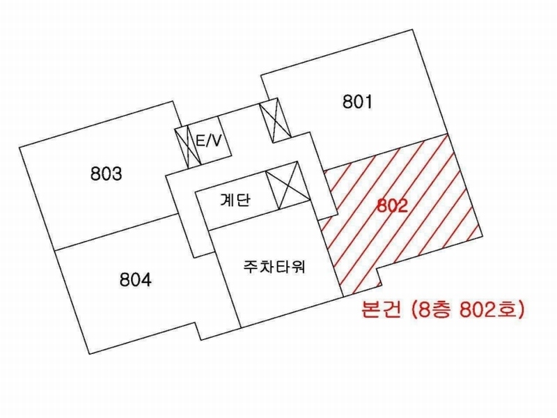 2024타경106961 울산광역시 남구 봉월로82번길 46, 더렉스 8층 802호 오피스텔[계약30평형] 경매 이미지