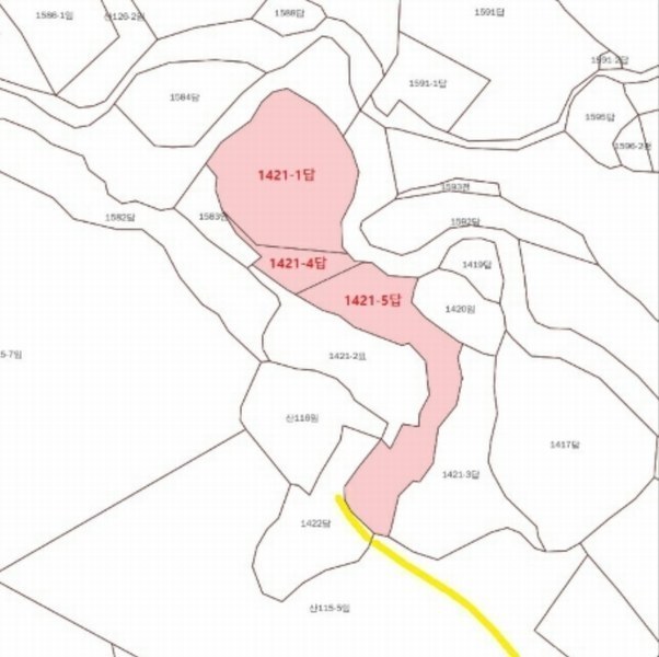 2024타경112997 울산광역시 울주군 웅촌면 대대리 1421-1 농지 경매 이미지