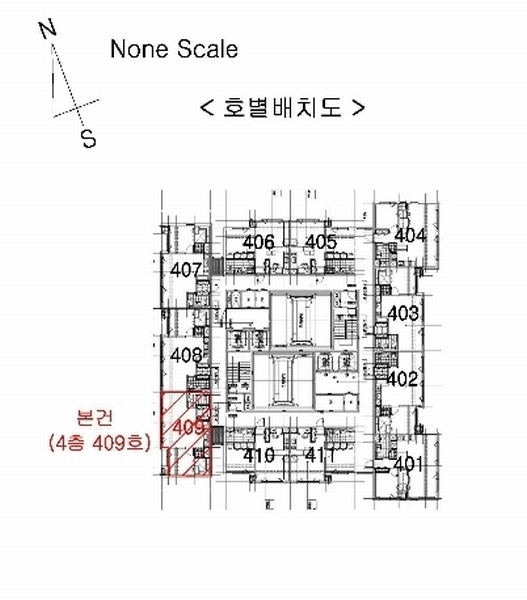 2024타경119349 울산광역시 남구 봉월로 117, 수아지오시티 4층 409호 아파트[공급17평형] 경매 이미지