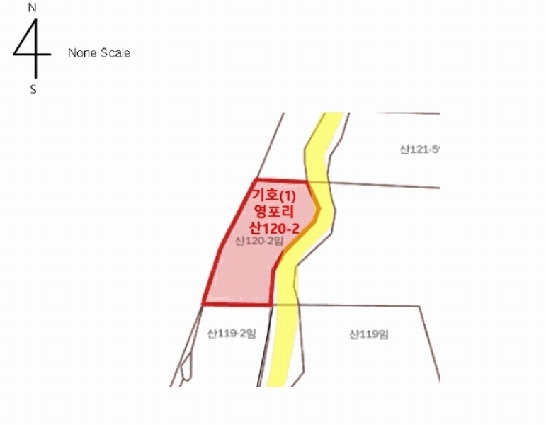 2024타경120714 경상남도 양산시 원동면 영포리 산120-2 임야 경매 이미지