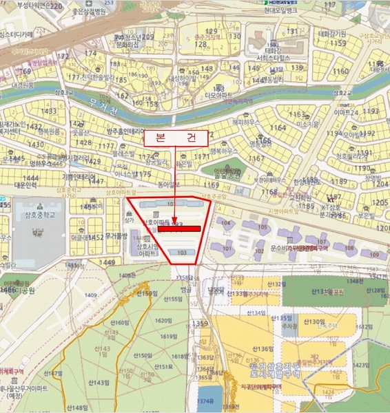 2025타경1236 울산광역시 남구 삼호로 64, 삼호 102동 11층 1103호 아파트[공급24평형] 경매 이미지