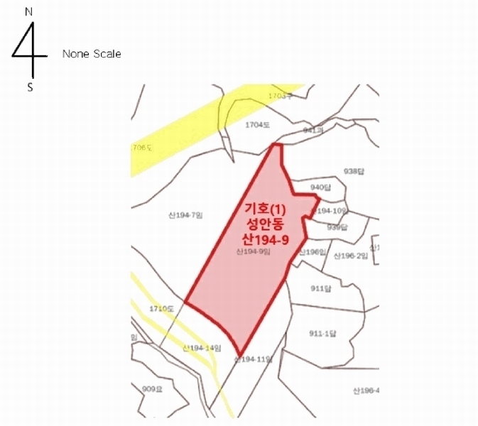 2025타경11565 울산광역시 중구 성안동 산194-9 임야 경매 이미지