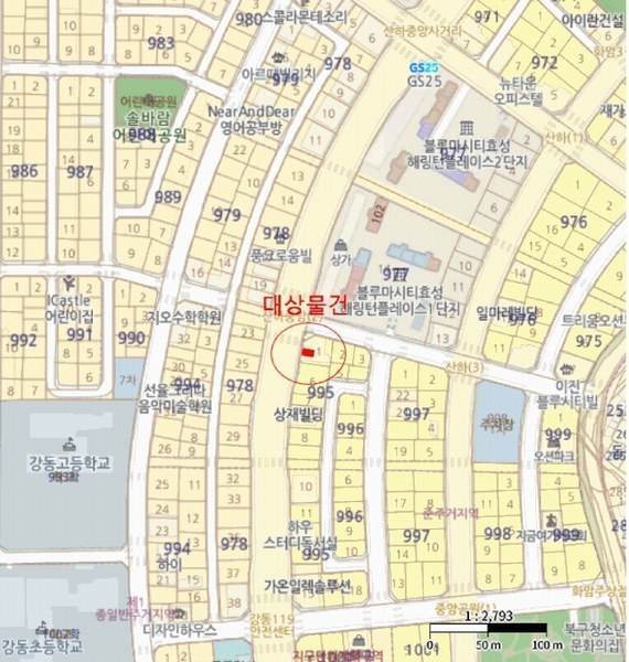 2025타경11638 울산광역시 북구 산하중앙2로 260, 구분건물 1층 102호 근린상가 경매 이미지