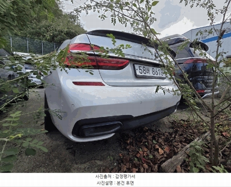 2025타경12665 경상남도 양산시 호계동 1101, 이등컴퍼니 주차장 내 BMW 740d xDrive WLTP 경매 이미지