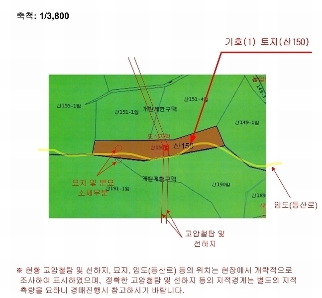2024타경116784 울산광역시 북구 무룡동 산150 임야 경매 이미지