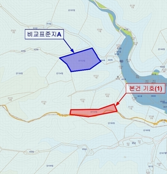 2024타경116784 울산광역시 북구 무룡동 산150 임야 경매 이미지