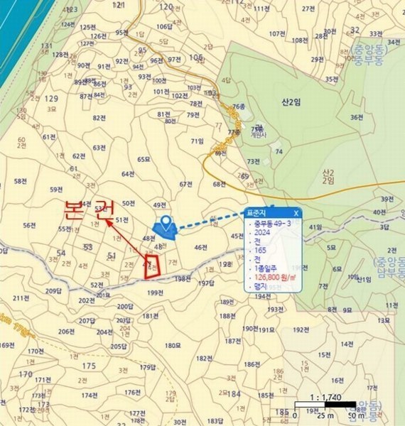2024타경118582 경상남도 양산시 중부동 47-4 농지 경매 이미지