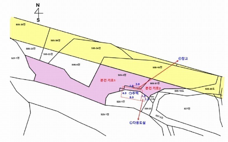2025타경1133 울산광역시 울주군 온양읍 대안리 505-51 농지 경매 이미지