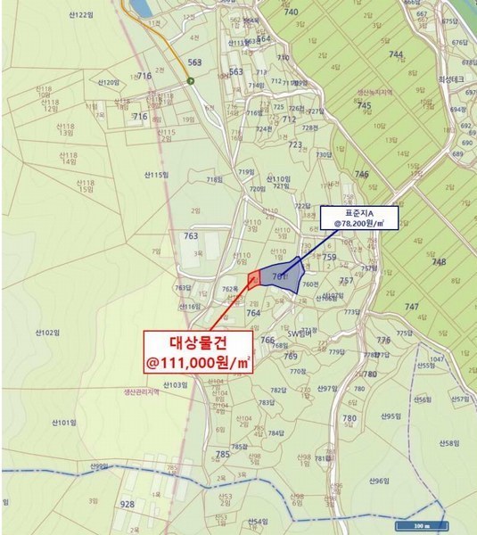 2025타경11361 울산광역시 울주군 두서면 차리 761-2 농지 경매 이미지