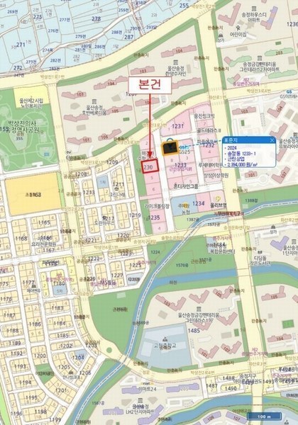 2024타경9220 울산광역시 북구 송정동 1230-4 대지 경매 이미지