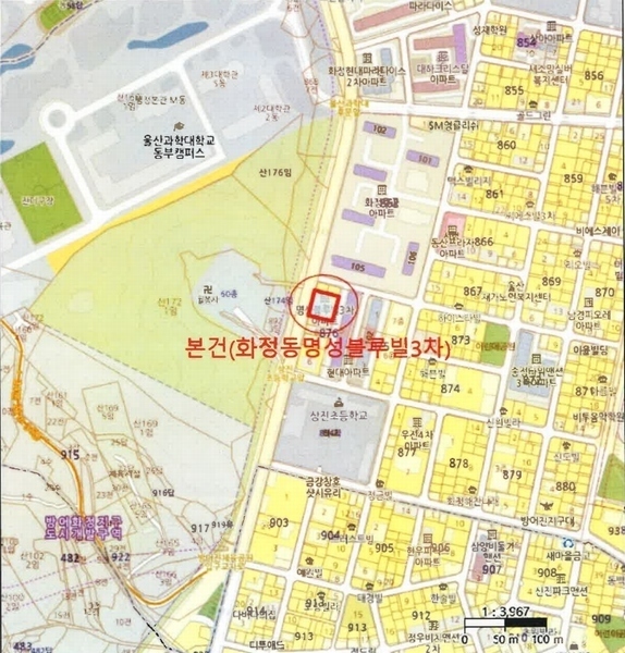 2024타경118308 울산광역시 동구 봉수로 64, 화정동명성블루빌3차 8층 802호 아파트[공급29평형] 경매 이미지