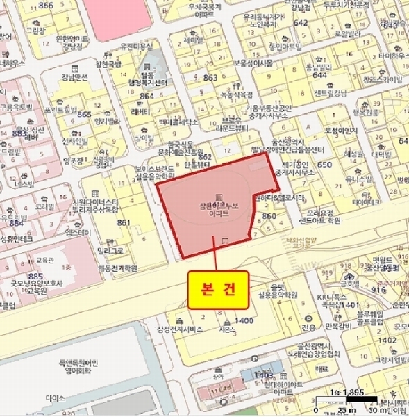 2025타경1039 울산광역시 남구 삼산로 87, 삼환아르누보 22층 2205호 아파트[공급52평형] 경매 이미지