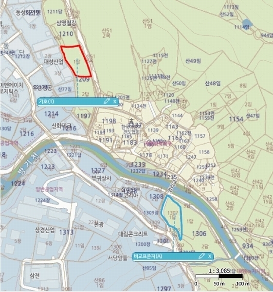 2025타경11597 울산광역시 울주군 삼동면 조일리 1209-1 농지 경매 이미지