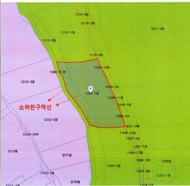 2025타경11597 울산광역시 울주군 삼동면 조일리 1209-1 농지 경매 이미지