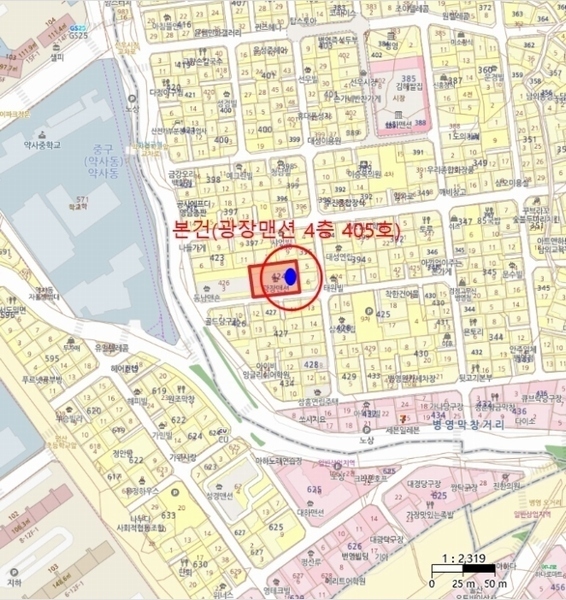 2024타경9299 울산광역시 중구 곽남2길 9, 광장맨션 4층 405호 다세대(빌라) 경매 이미지
