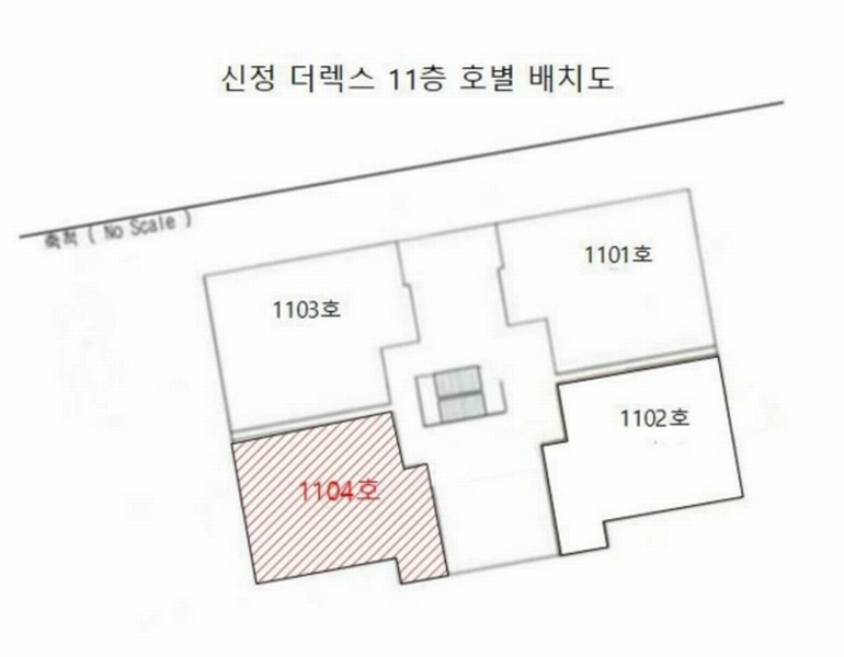 2024타경117640 울산광역시 남구 봉월로82번길 46, 더렉스 11층 1104호 오피스텔[계약30평형] 경매 이미지