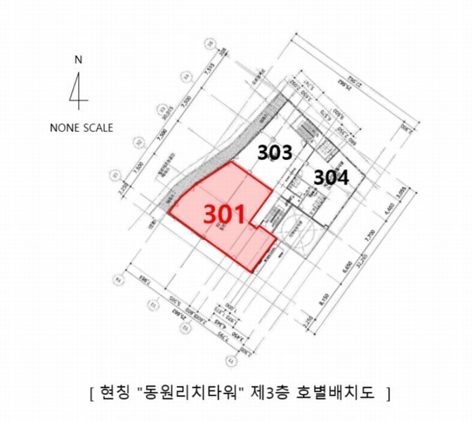 2024타경116944 울산광역시 북구 산하중앙2로 300, 동원리치타워 3층 301호 근린상가 경매 이미지
