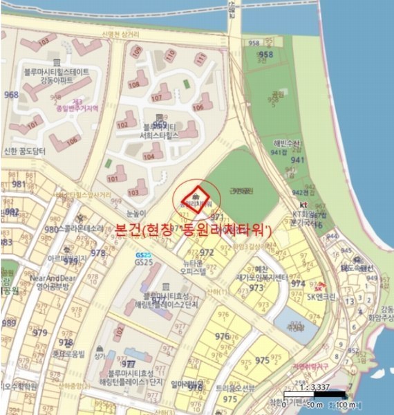 2024타경116944 울산광역시 북구 산하중앙2로 300, 동원리치타워 3층 301호 근린상가 경매 이미지