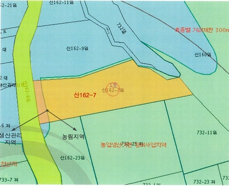 2025타경1071 울산광역시 울주군 두동면 만화리 산162-7 임야 경매 이미지
