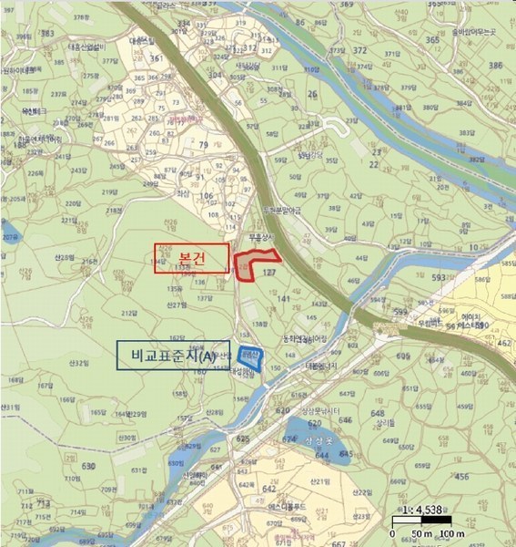 2025타경1369 경상남도 양산시 상북면 좌삼리 127-2 잡종지 경매 이미지