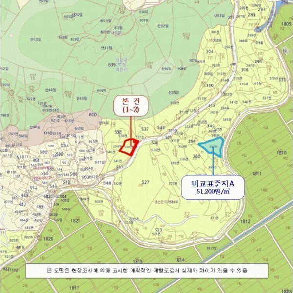 2025타경11561 경상남도 창원시 의창구 북면 외산리 539 농지 경매 이미지