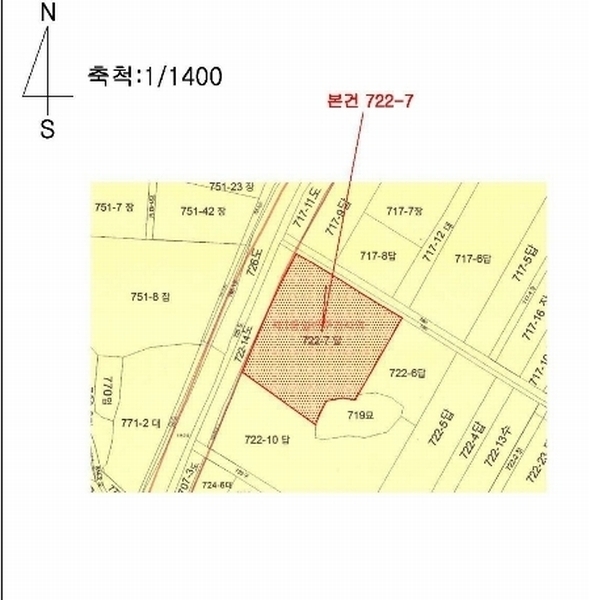 2024타경6689 경상남도 양산시 하북면 용연리 722-7 농지 경매 이미지