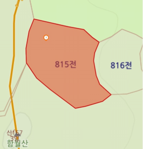 2024타경103368 울산광역시 중구 성안동 815 농지 경매 이미지