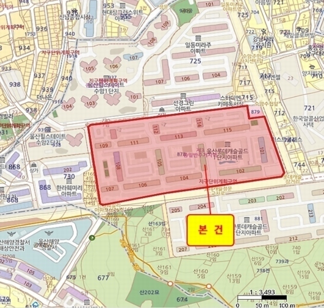 2024타경107315 울산광역시 남구 신선로 45, 울산롯데캐슬골드 103동 6층 601호 아파트[공급41평형] 경매 이미지