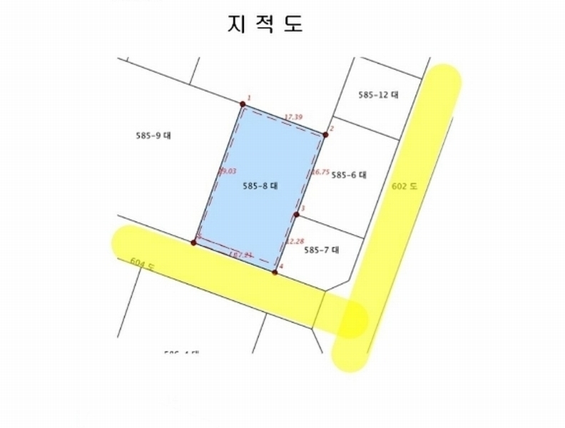 2024타경119769 경상남도 양산시 동면 금산리 585-8 대지 경매 이미지