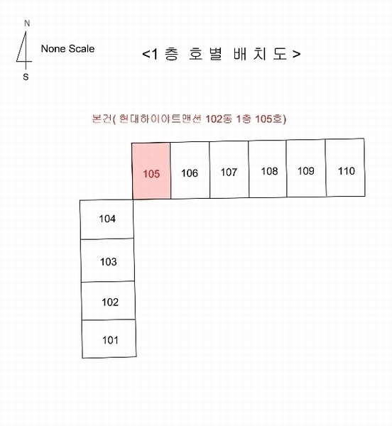 2024타경113099 울산광역시 동구 옥류로 77, 현대하이야트맨션 102동 1층 105호 아파트[공급31평형] 경매 이미지