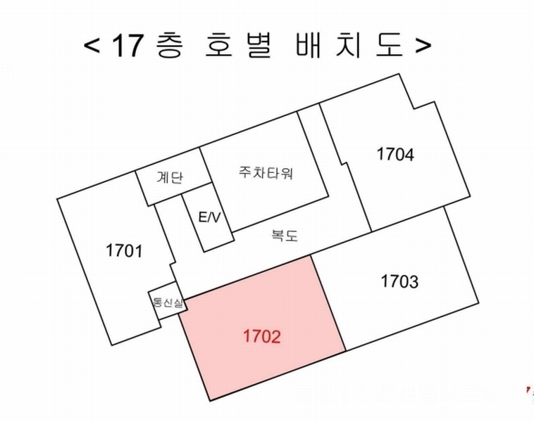 2024타경113389 울산광역시 남구 돋질로81번길 13, 신정센텀메르빌 17층 1702호 오피스텔[계약29평형] 경매 이미지