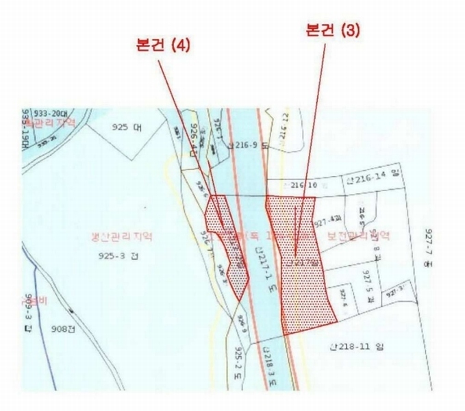 2024타경118124 경상남도 양산시 원동면 용당리 산217-2 임야 경매 이미지
