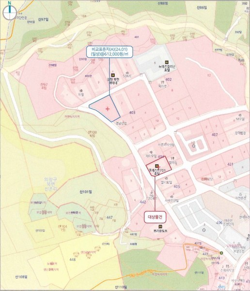 2024타경109520 경상남도 창원시 의창구 북면 신촌리 404-2 숙박시설 경매 이미지