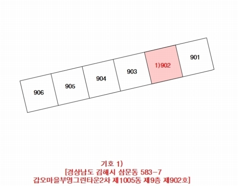 2024타경113338 경상남도 김해시 반룡로 87-12, 갑오마을부영그린타운2차 1005동 9층 902호 아파트[공급30평형] 경매 이미지