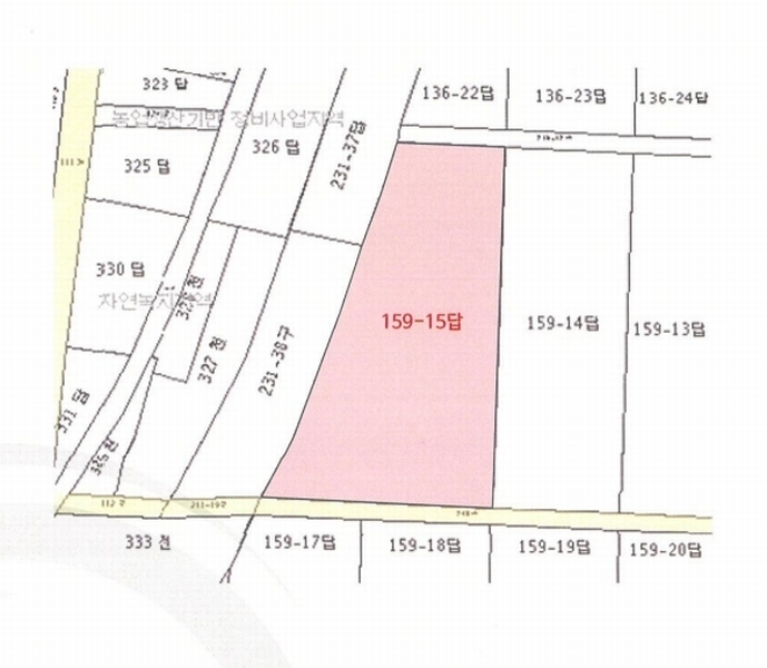 2024타경6461 경상남도 김해시 대동면 조눌리 159-15 농지 경매 이미지