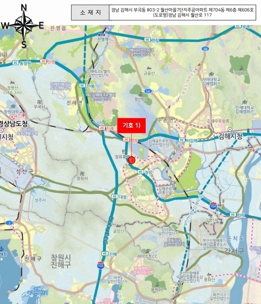 2024타경108442 경상남도 김해시 월산로 119, 월산마을7단지주공아파트 704동 6층 606호 아파트[공급24평형] 경매 이미지