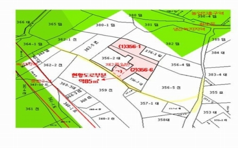 2024타경708 경상남도 함안군 군북면 덕대리 356-1 농지 경매 이미지