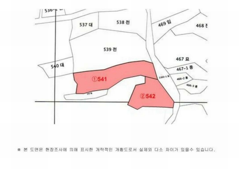 2024타경2353 경상남도 함안군 군북면 덕대리 542 대지 경매 이미지