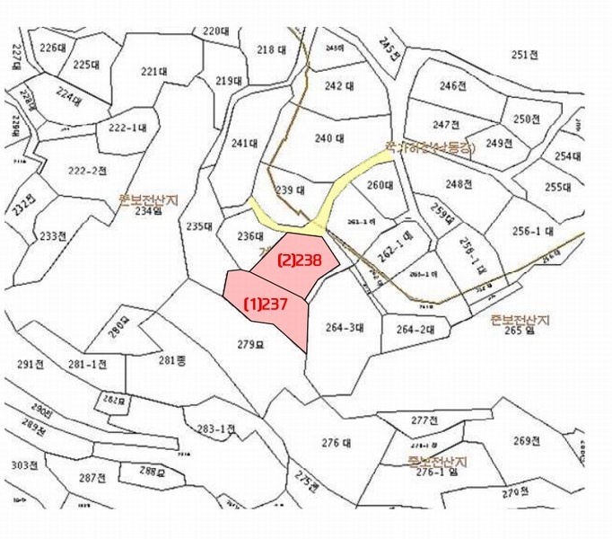2024타경5123 경상남도 창원시 의창구 대산면 북부리 238 대지 경매 이미지